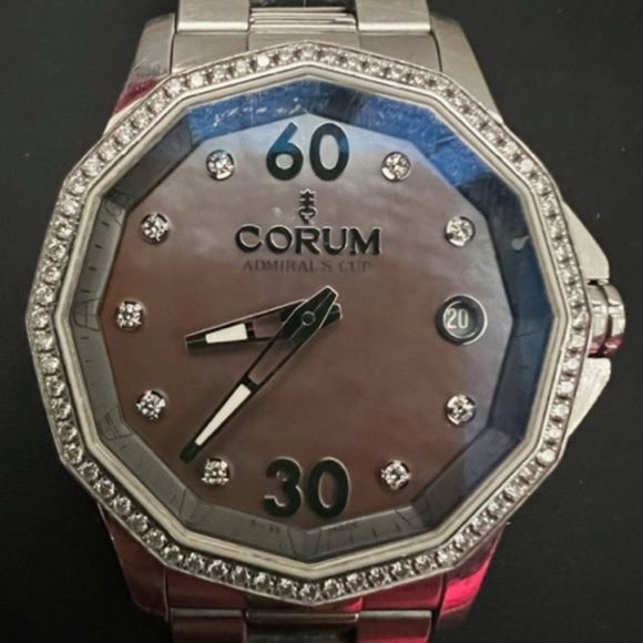 Corum Admiral's Cup Legend Watch With Diamond Bezel - Picture 1 of 9